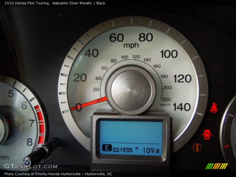 Alabaster Silver Metallic / Black 2010 Honda Pilot Touring