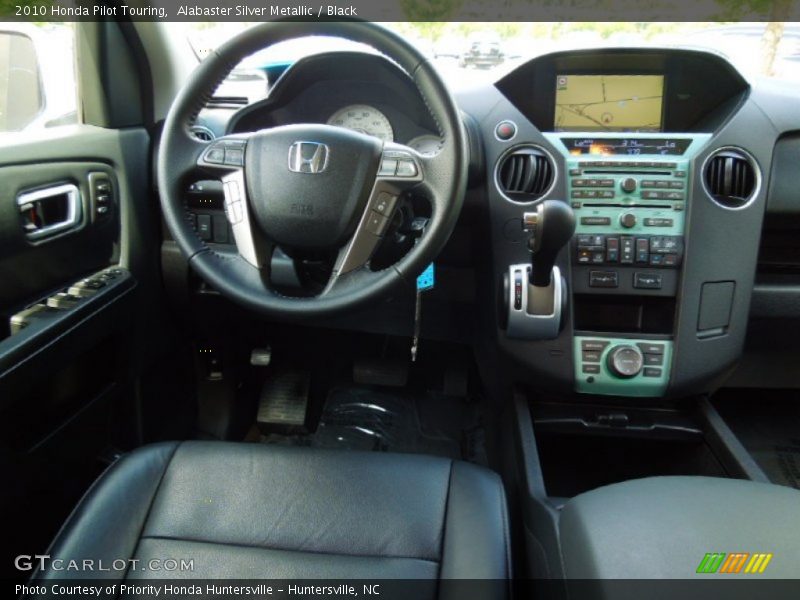 Alabaster Silver Metallic / Black 2010 Honda Pilot Touring