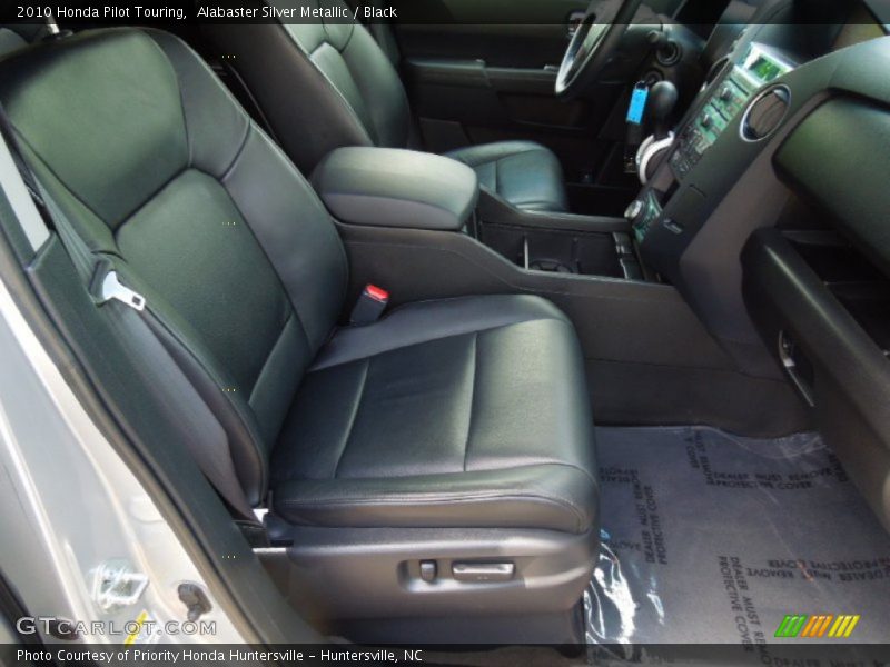 Alabaster Silver Metallic / Black 2010 Honda Pilot Touring
