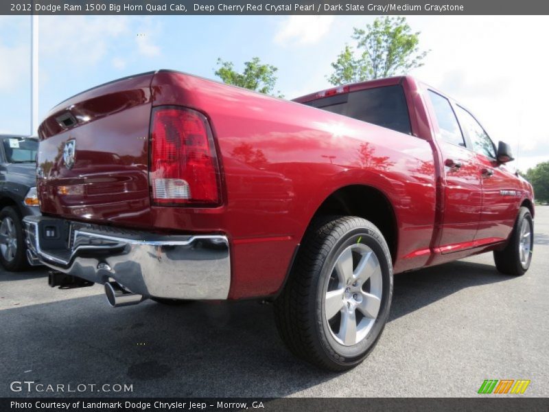 Deep Cherry Red Crystal Pearl / Dark Slate Gray/Medium Graystone 2012 Dodge Ram 1500 Big Horn Quad Cab