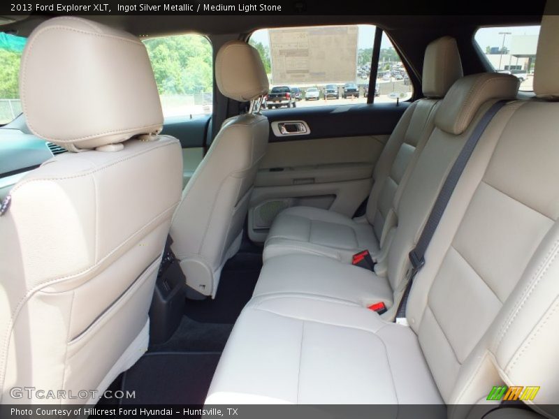 Ingot Silver Metallic / Medium Light Stone 2013 Ford Explorer XLT