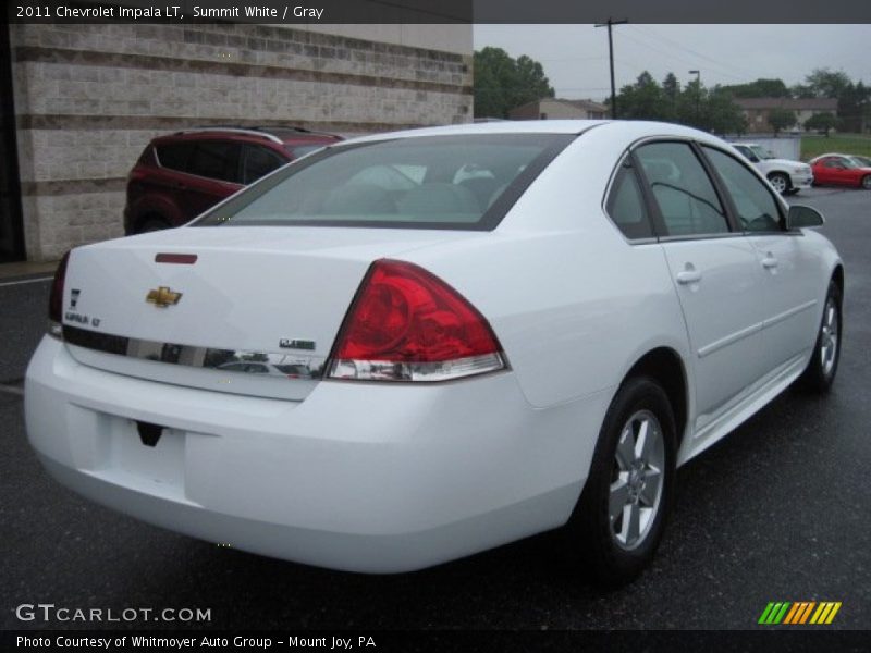 Summit White / Gray 2011 Chevrolet Impala LT