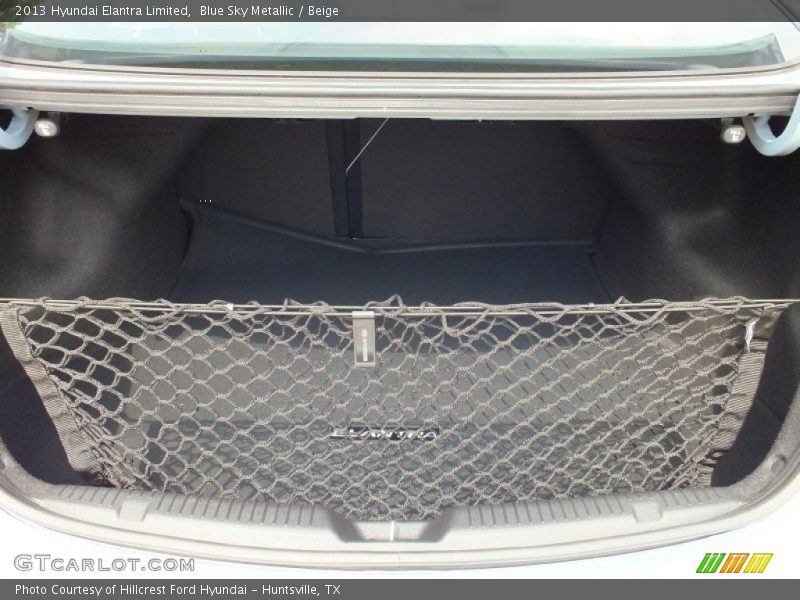 Blue Sky Metallic / Beige 2013 Hyundai Elantra Limited