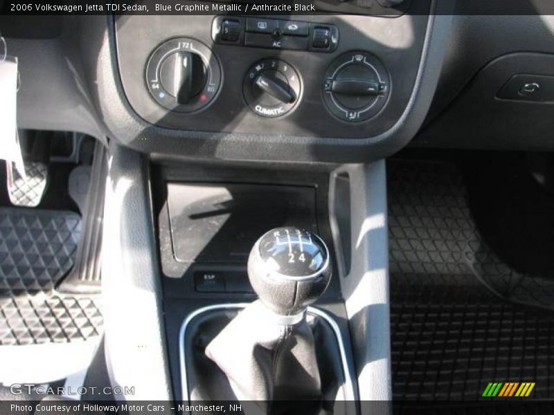Blue Graphite Metallic / Anthracite Black 2006 Volkswagen Jetta TDI Sedan