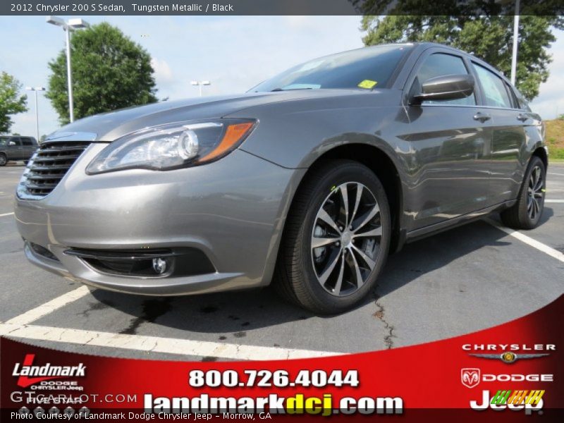 Tungsten Metallic / Black 2012 Chrysler 200 S Sedan