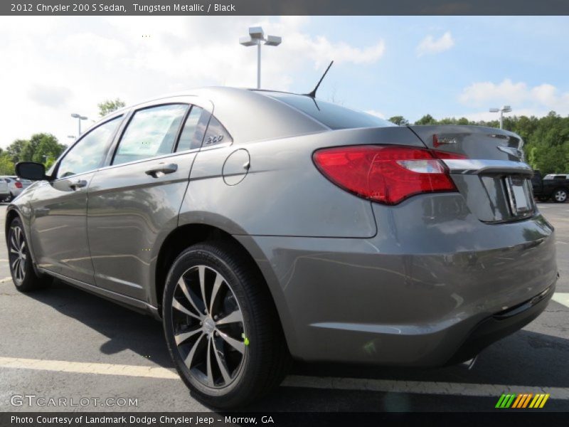 Tungsten Metallic / Black 2012 Chrysler 200 S Sedan