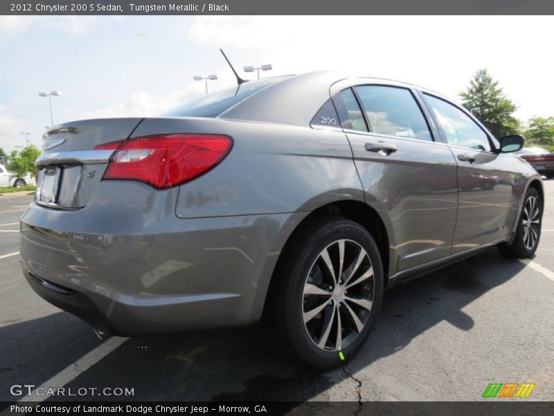 Tungsten Metallic / Black 2012 Chrysler 200 S Sedan