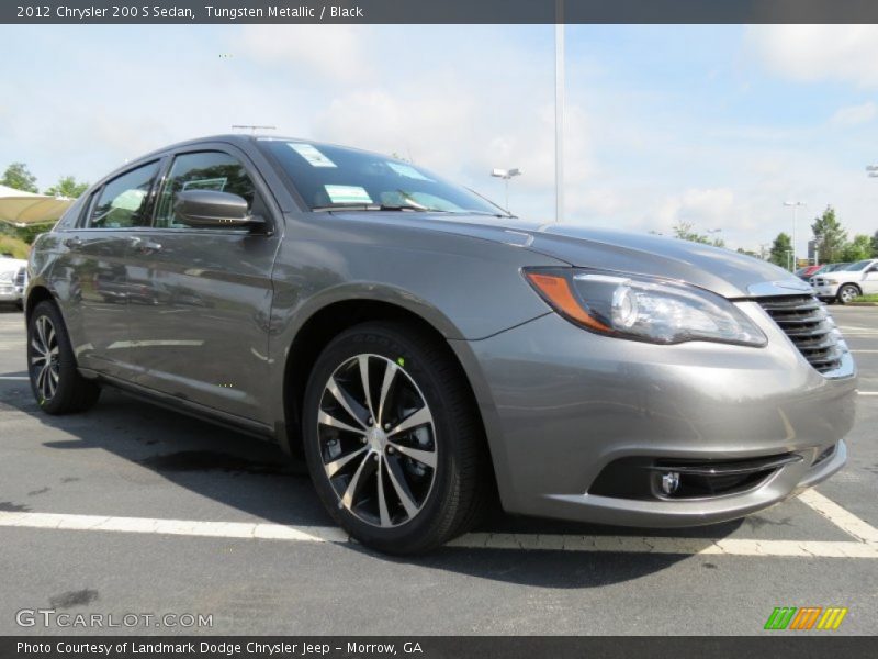 Tungsten Metallic / Black 2012 Chrysler 200 S Sedan