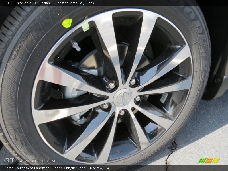 Tungsten Metallic / Black 2012 Chrysler 200 S Sedan
