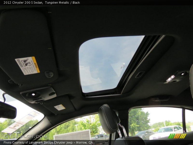Tungsten Metallic / Black 2012 Chrysler 200 S Sedan