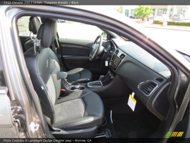 Tungsten Metallic / Black 2012 Chrysler 200 S Sedan