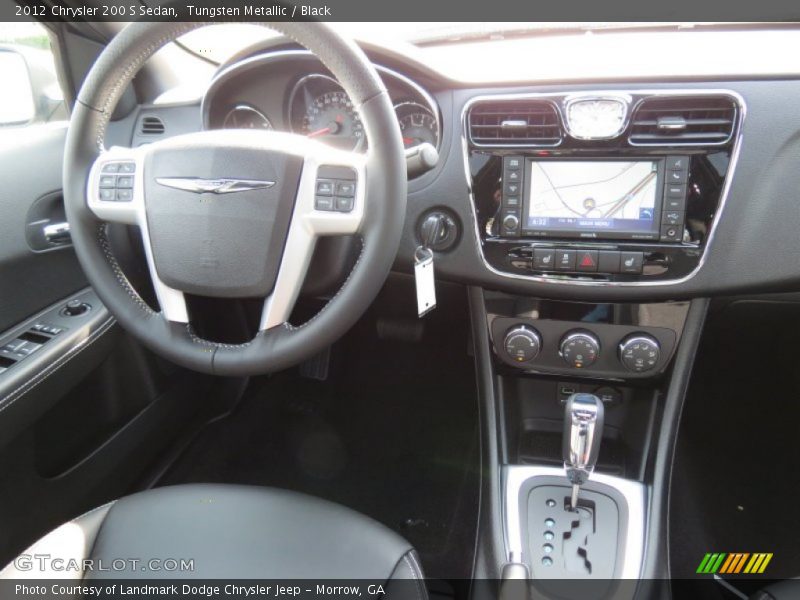 Tungsten Metallic / Black 2012 Chrysler 200 S Sedan