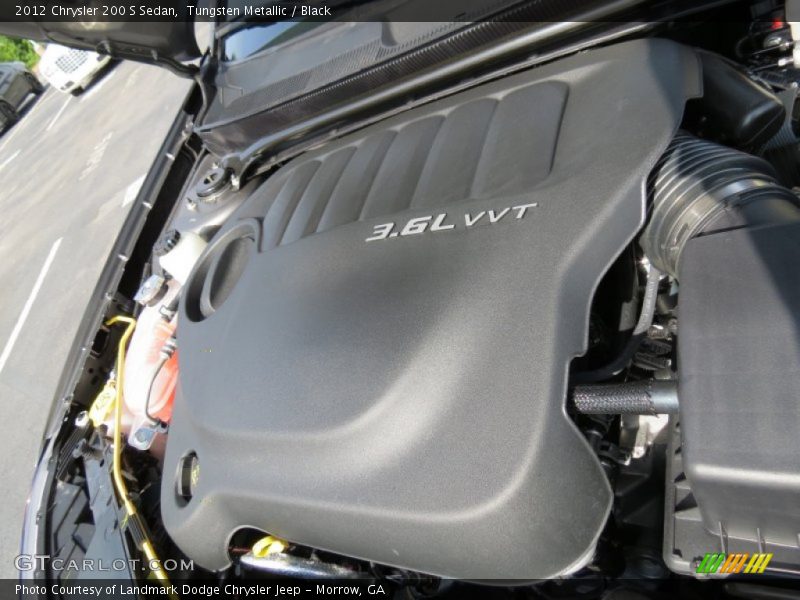 Tungsten Metallic / Black 2012 Chrysler 200 S Sedan