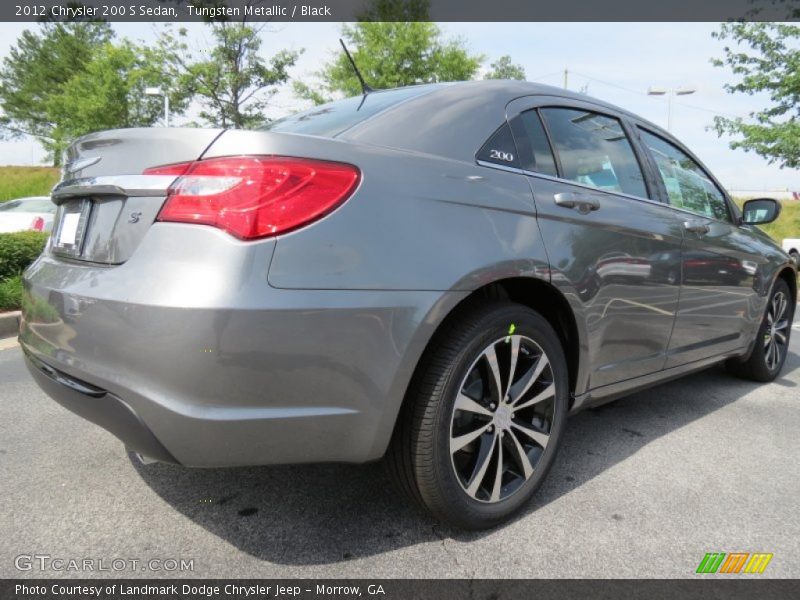 Tungsten Metallic / Black 2012 Chrysler 200 S Sedan