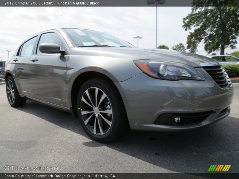 Tungsten Metallic / Black 2012 Chrysler 200 S Sedan