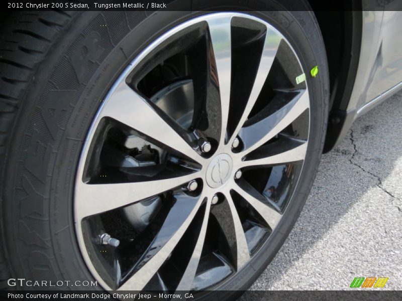 Tungsten Metallic / Black 2012 Chrysler 200 S Sedan