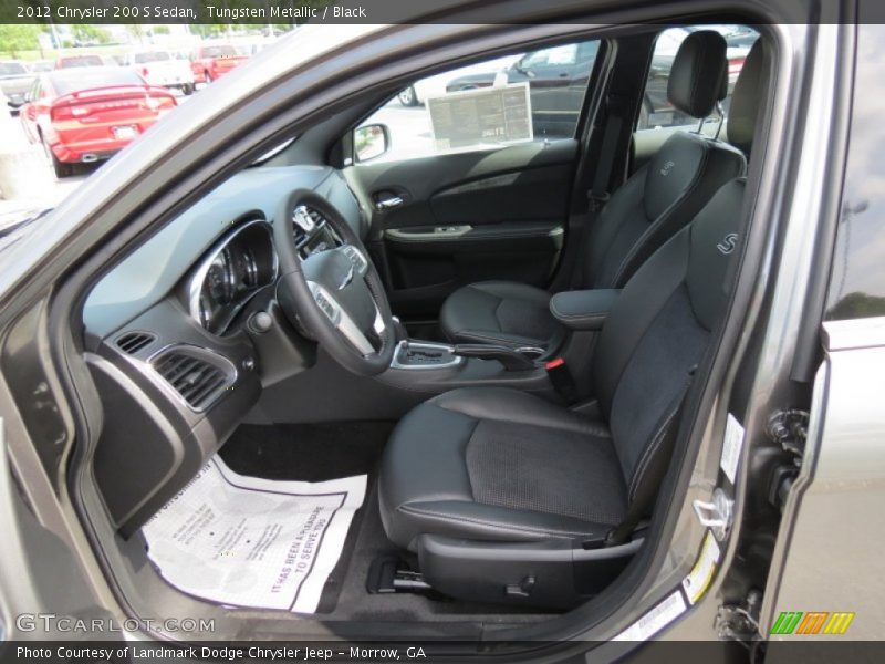Tungsten Metallic / Black 2012 Chrysler 200 S Sedan