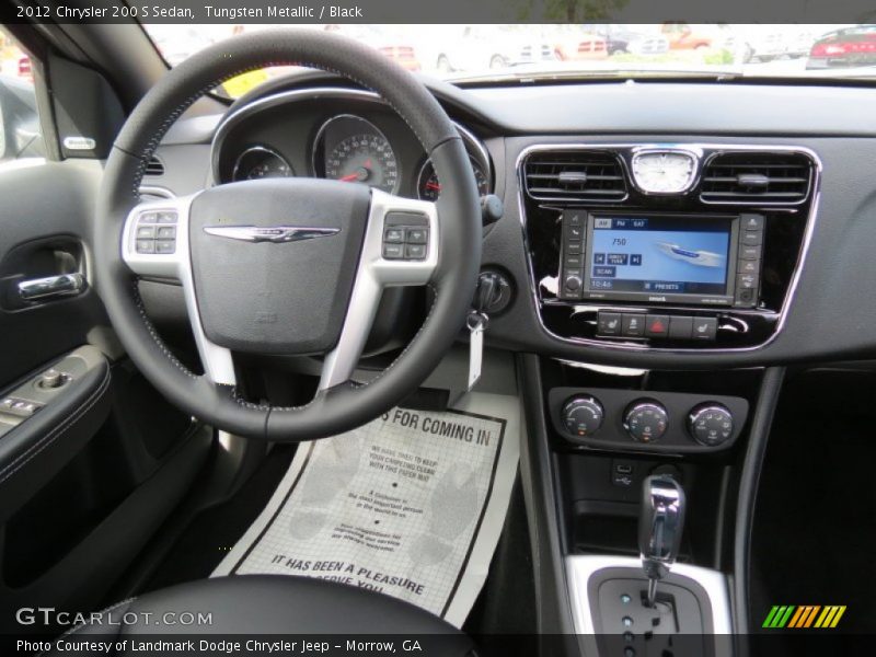 Tungsten Metallic / Black 2012 Chrysler 200 S Sedan