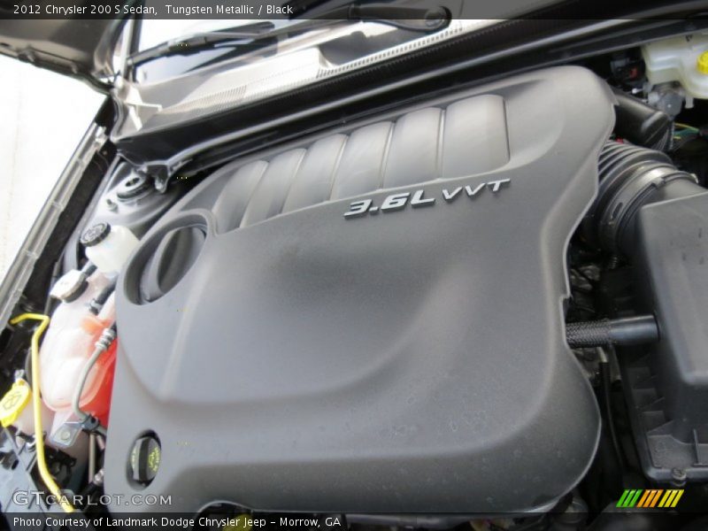 Tungsten Metallic / Black 2012 Chrysler 200 S Sedan