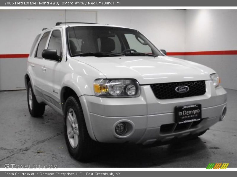 Oxford White / Medium/Dark Flint 2006 Ford Escape Hybrid 4WD