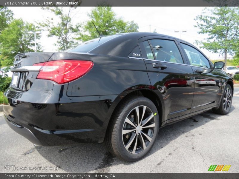 Black / Black 2012 Chrysler 200 S Sedan