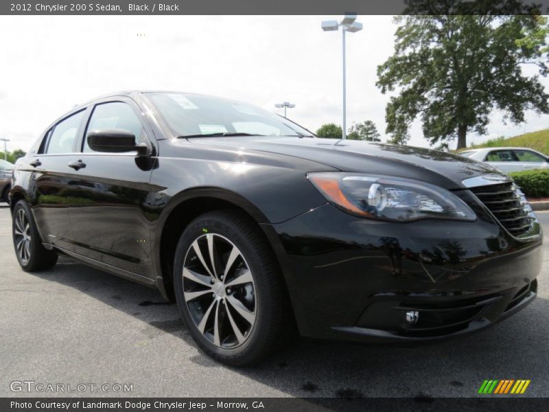 Black / Black 2012 Chrysler 200 S Sedan