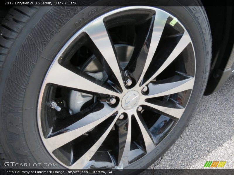 Black / Black 2012 Chrysler 200 S Sedan