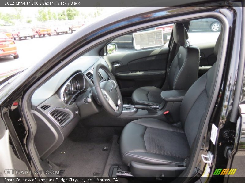 Black / Black 2012 Chrysler 200 S Sedan