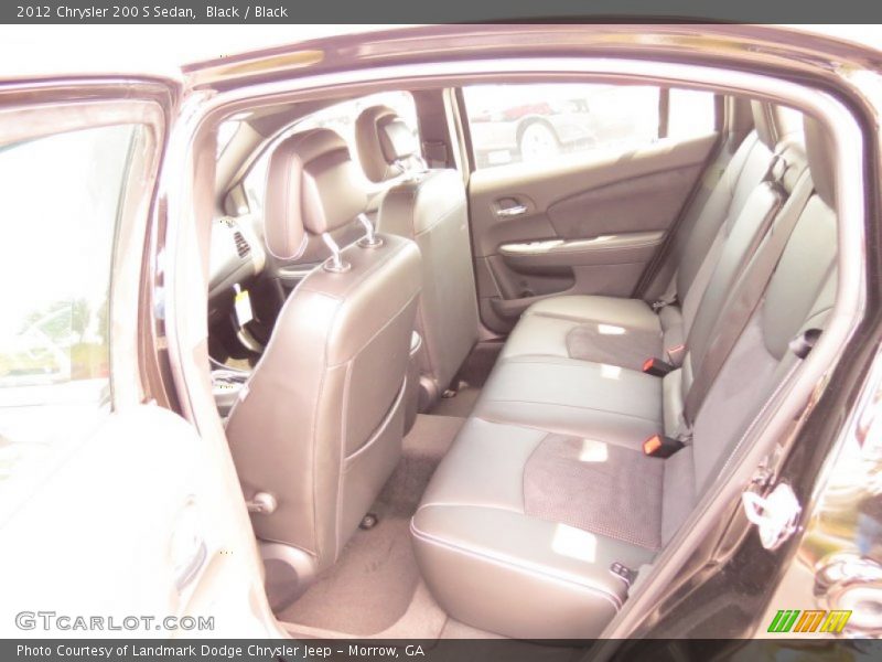 Black / Black 2012 Chrysler 200 S Sedan