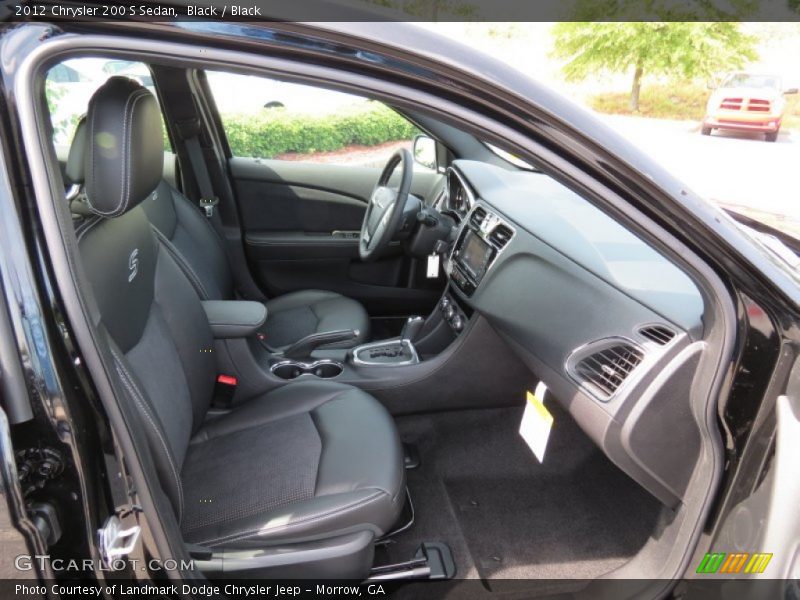 Black / Black 2012 Chrysler 200 S Sedan