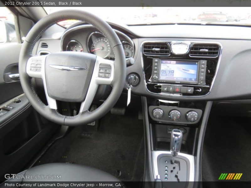 Black / Black 2012 Chrysler 200 S Sedan