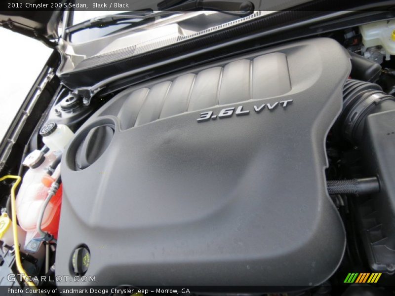 Black / Black 2012 Chrysler 200 S Sedan
