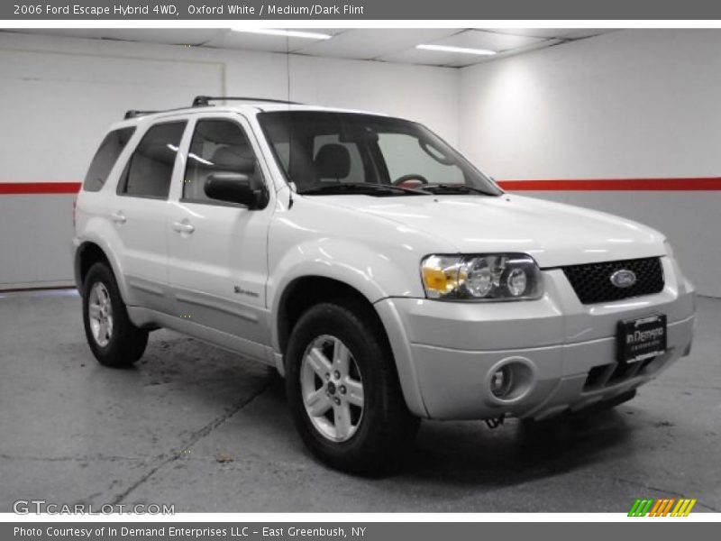 Oxford White / Medium/Dark Flint 2006 Ford Escape Hybrid 4WD