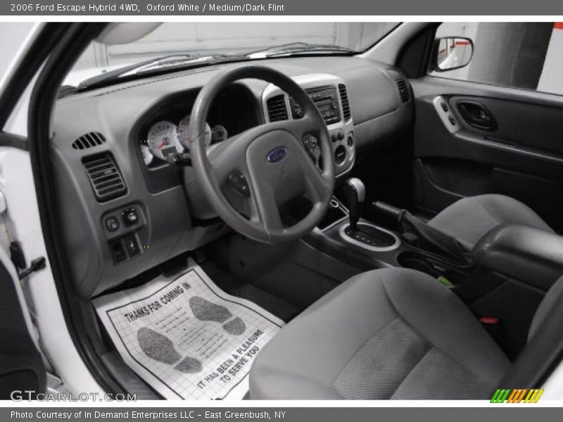 Oxford White / Medium/Dark Flint 2006 Ford Escape Hybrid 4WD