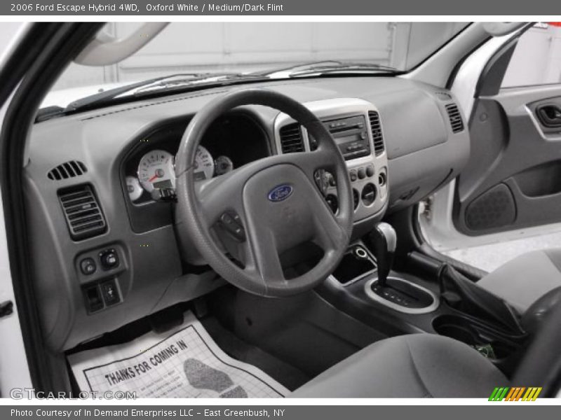 Oxford White / Medium/Dark Flint 2006 Ford Escape Hybrid 4WD