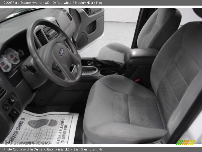 Oxford White / Medium/Dark Flint 2006 Ford Escape Hybrid 4WD