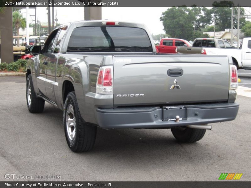 Granite Gray / Slate 2007 Mitsubishi Raider LS Extended Cab