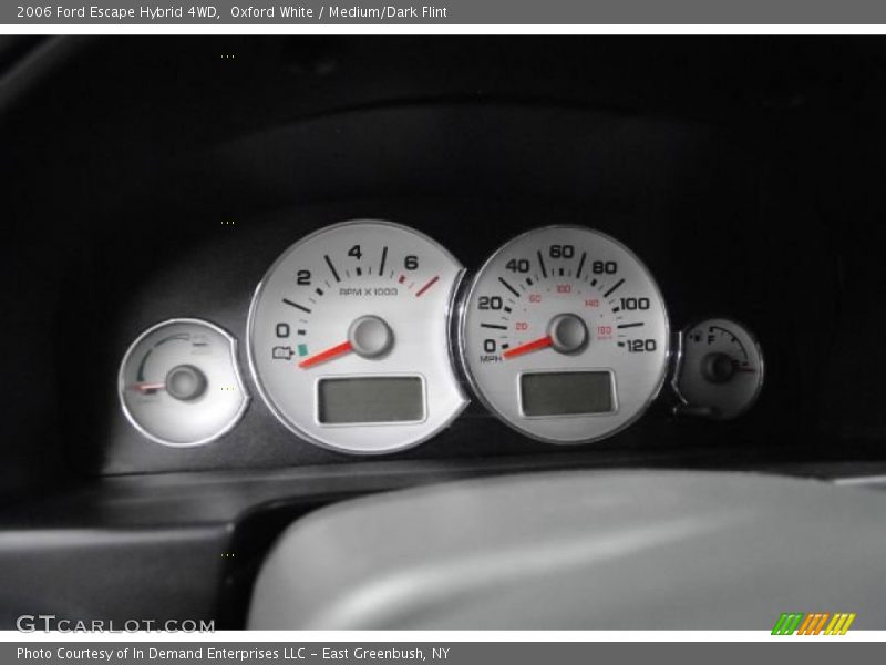 Oxford White / Medium/Dark Flint 2006 Ford Escape Hybrid 4WD