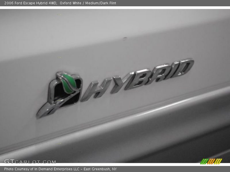 Oxford White / Medium/Dark Flint 2006 Ford Escape Hybrid 4WD