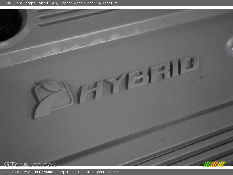 Oxford White / Medium/Dark Flint 2006 Ford Escape Hybrid 4WD