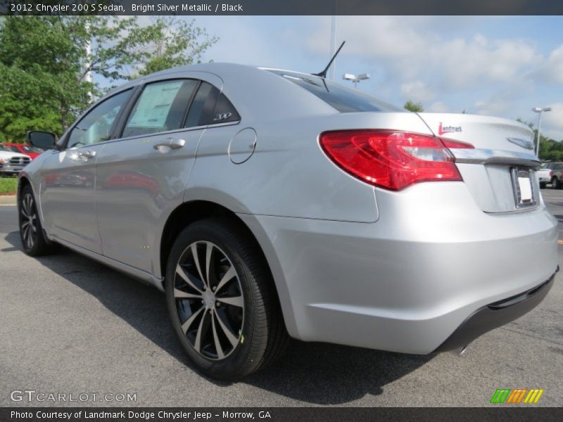 Bright Silver Metallic / Black 2012 Chrysler 200 S Sedan