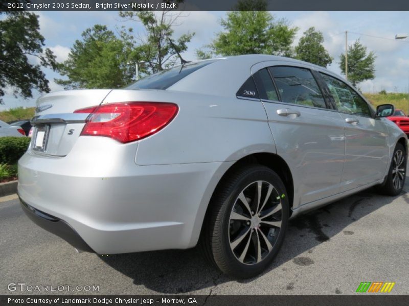 Bright Silver Metallic / Black 2012 Chrysler 200 S Sedan