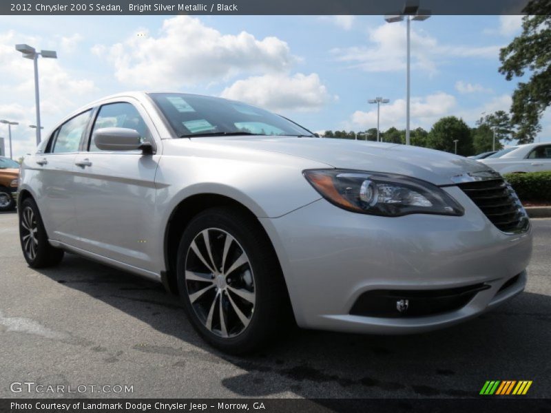 Bright Silver Metallic / Black 2012 Chrysler 200 S Sedan