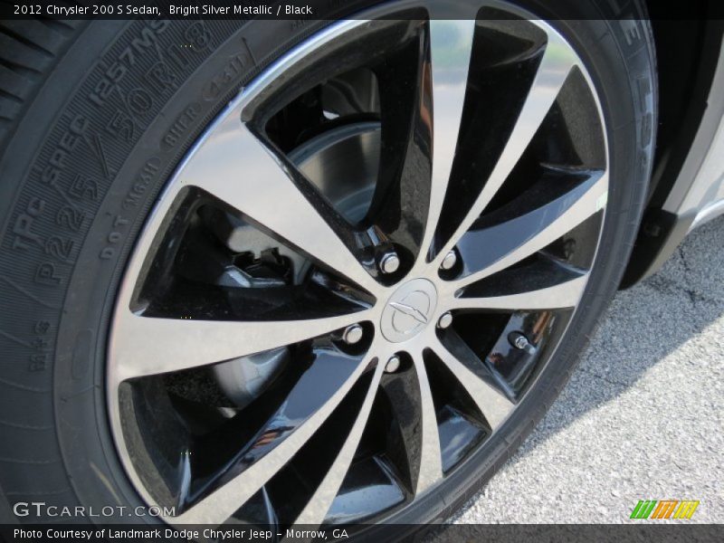 Bright Silver Metallic / Black 2012 Chrysler 200 S Sedan