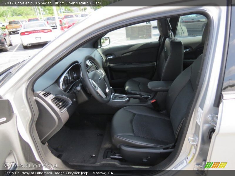Bright Silver Metallic / Black 2012 Chrysler 200 S Sedan