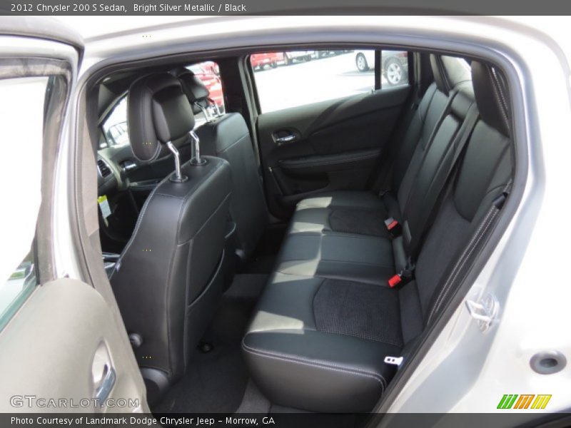 Bright Silver Metallic / Black 2012 Chrysler 200 S Sedan