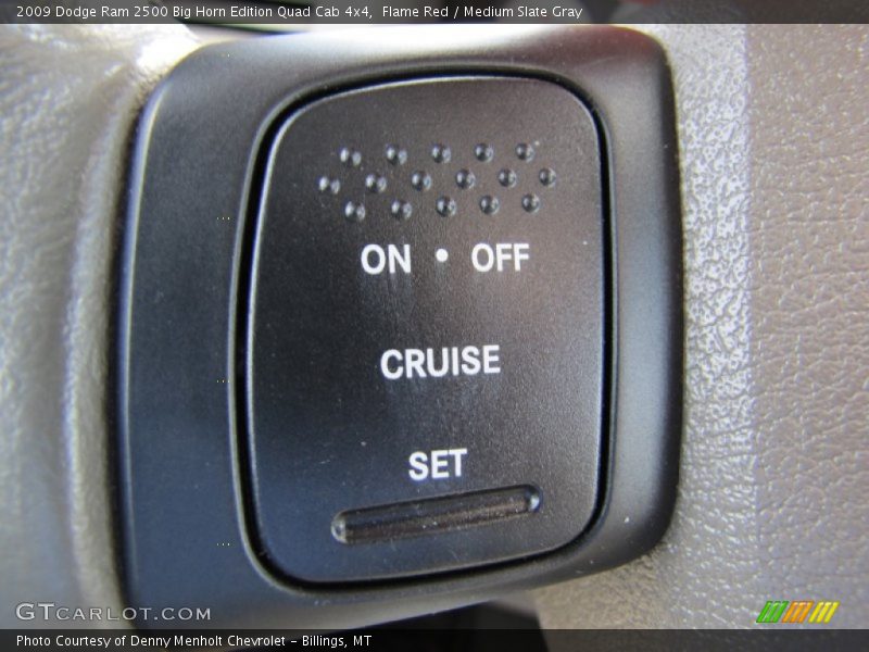 Flame Red / Medium Slate Gray 2009 Dodge Ram 2500 Big Horn Edition Quad Cab 4x4