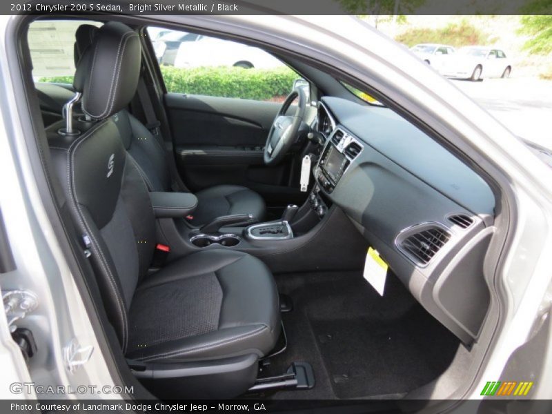 Bright Silver Metallic / Black 2012 Chrysler 200 S Sedan