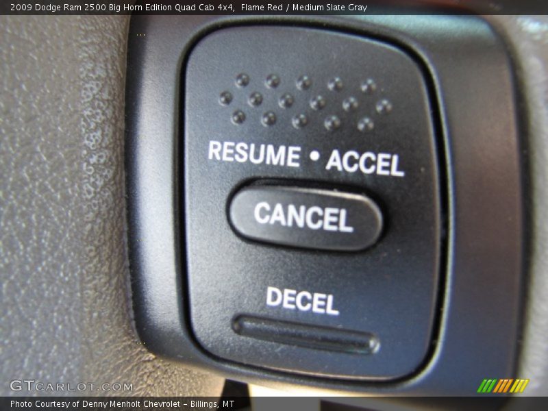 Flame Red / Medium Slate Gray 2009 Dodge Ram 2500 Big Horn Edition Quad Cab 4x4