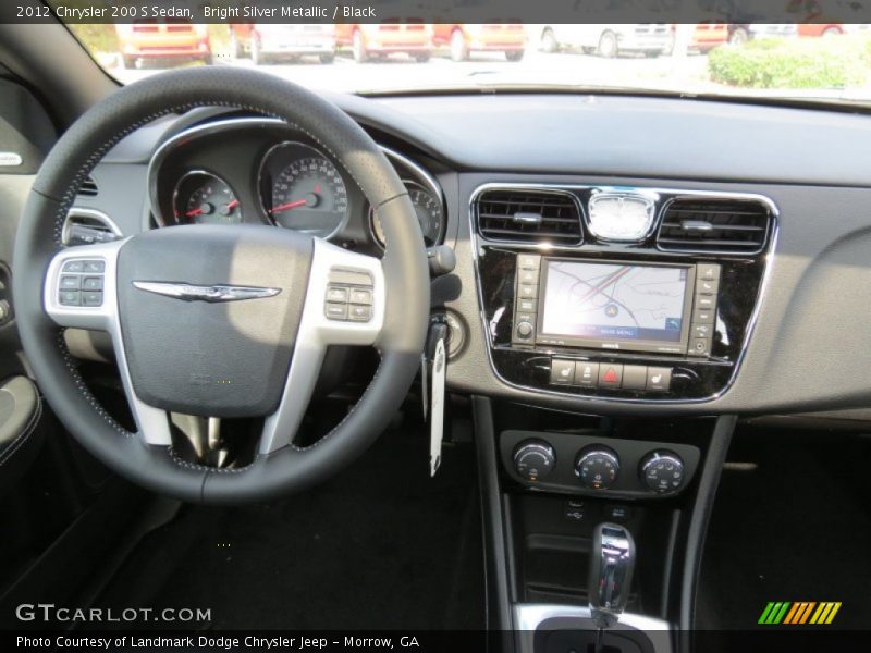 Bright Silver Metallic / Black 2012 Chrysler 200 S Sedan